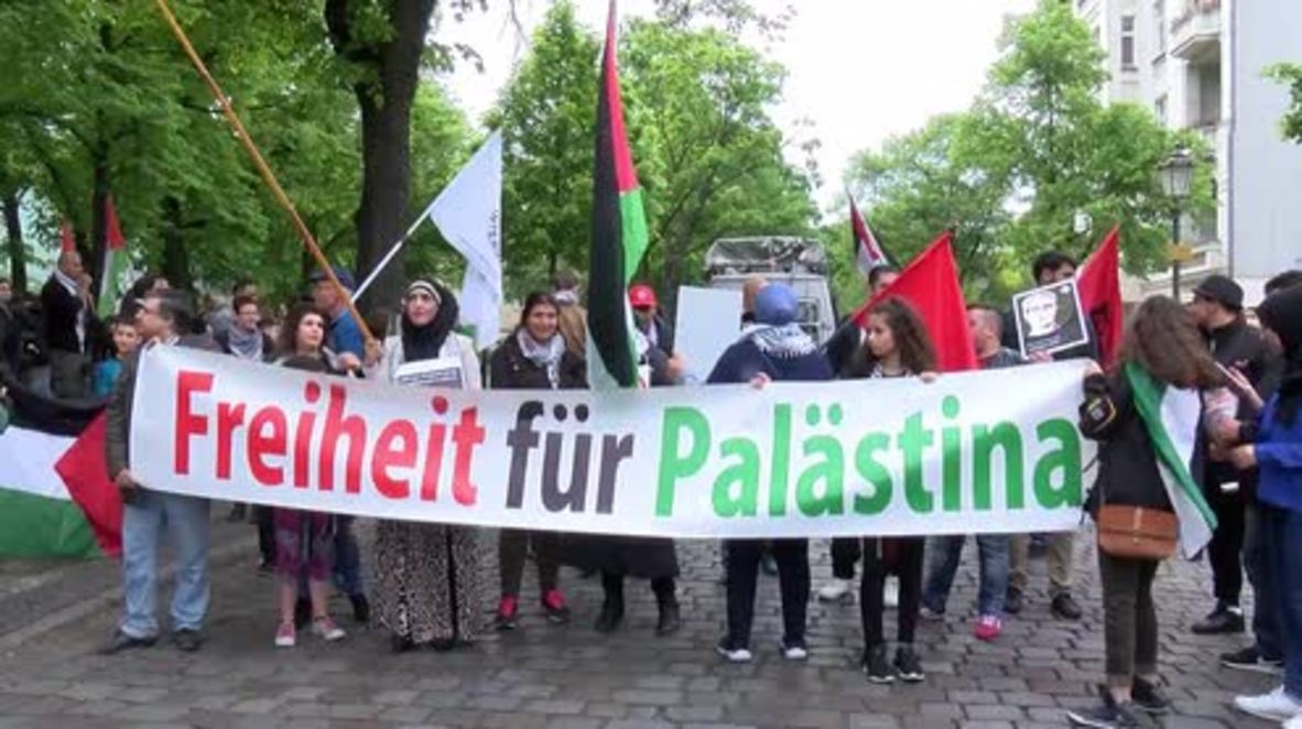 Germany: Activists hold pro-Palestinian rally in Berlin ahead of Nakba day
