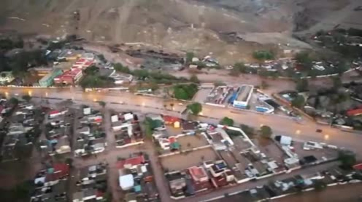 Chile: At least 2 dead, thousands forced from homes by flooding in Atacama Region