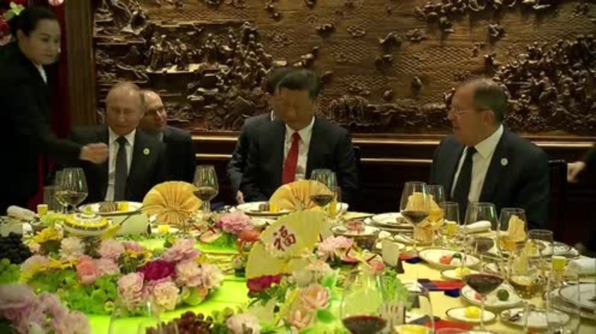 China: Putin, Xi Jinping and Lavrov take lunch together in Beijing