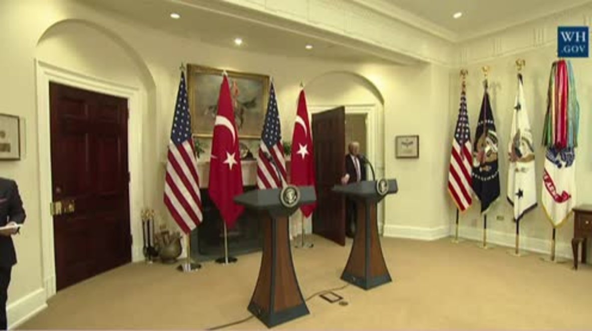 USA: Trump vows support for Turkey against IS and PKK in presser with Erdogan