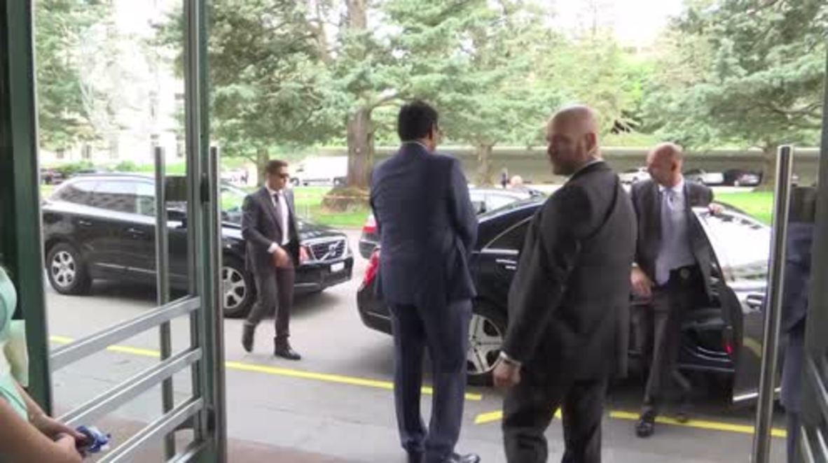 Switzerland: Syria's Jaafari and UN's de Mistura hold talks in Geneva