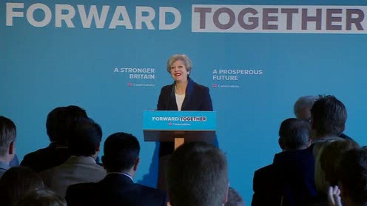 UK: 'There is no Mayism!' Theresa May unveils Tory manifesto in Halifax