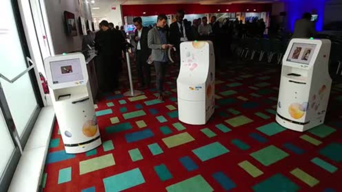 Viral: The robots are coming! Sci-fi style kiosks set to take over airports