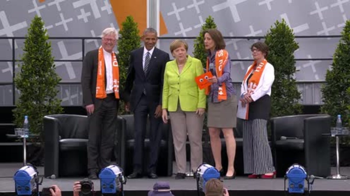 Germany: 'We can’t hide behind a wall' Obama tells Berlin