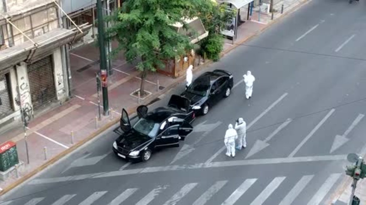 Greece: Forensic officers on scene after former PM's car explodes