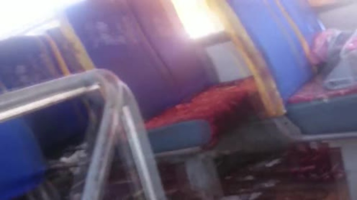 Egypt: Bus spattered with blood after gunman attack leaves 28 dead