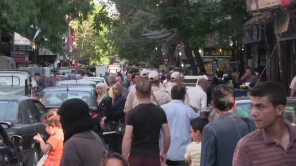 Syria: Aleppo residents celebrate start of Ramadan for first time since gov. retook city