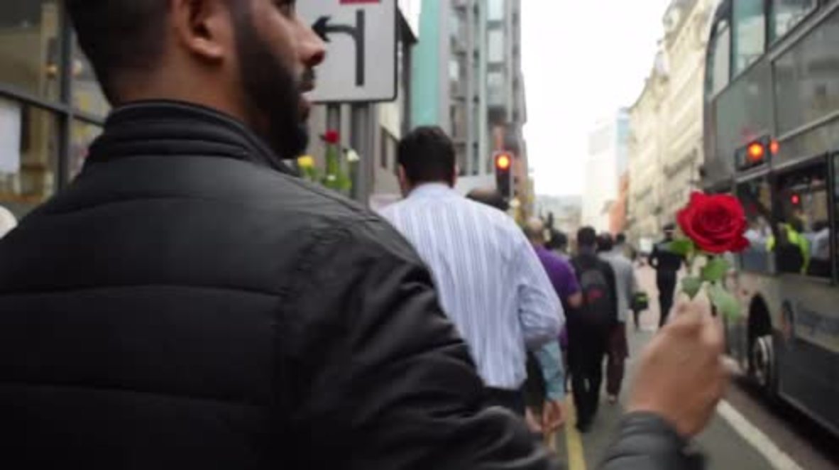 UK: 'ISIS is not Islam' - Muslim community in Manchester hold peace walk