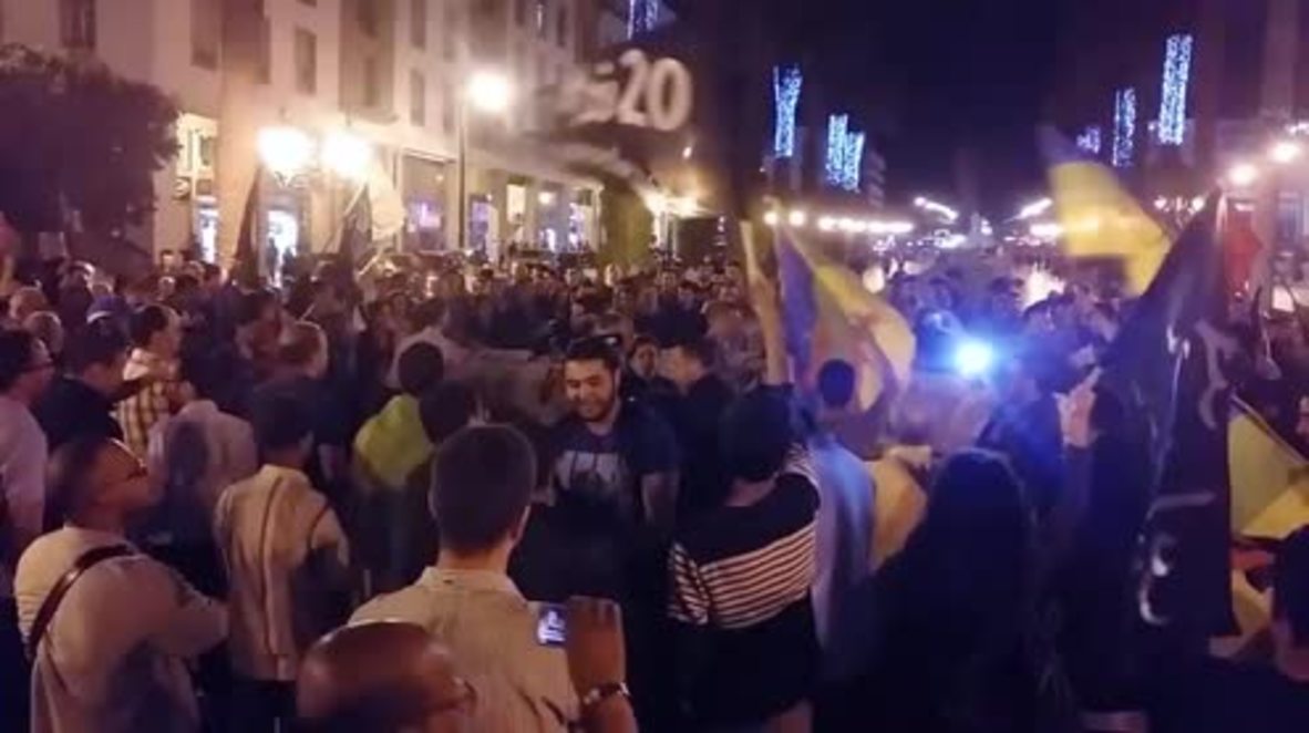 Morocco: Protesters rail at govt. corruption as police hunt for local activist