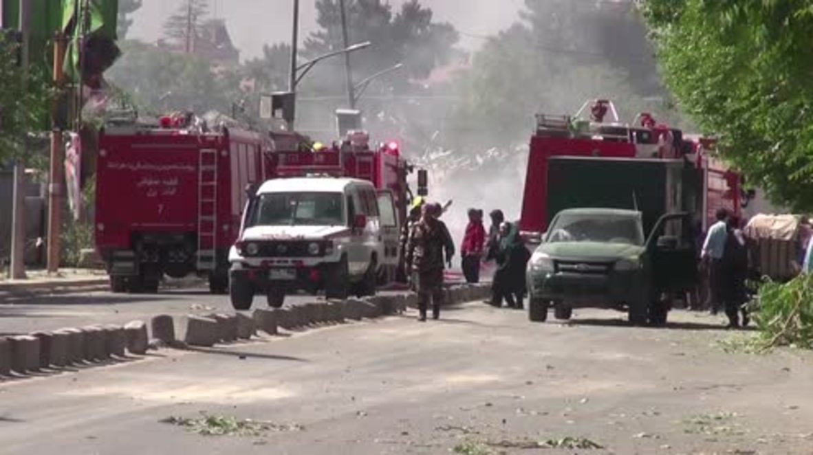 Afghanistan: Wounded treated at scene of Kabul car bomb blast