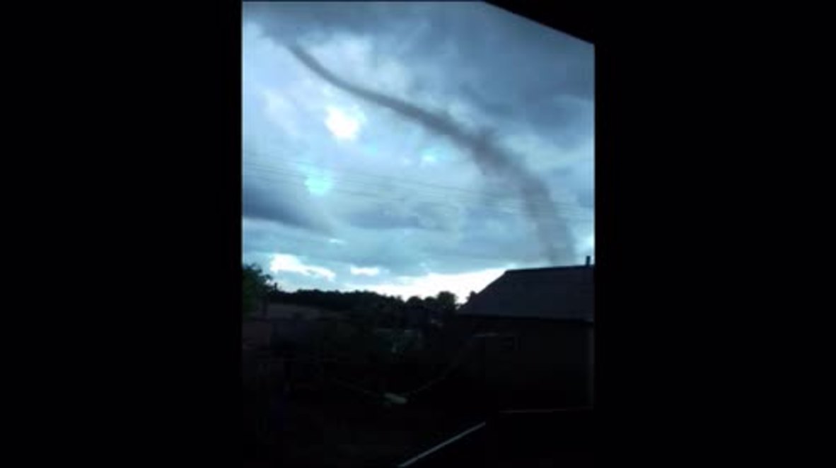 Viral: Tornado tears through village in the Altai region