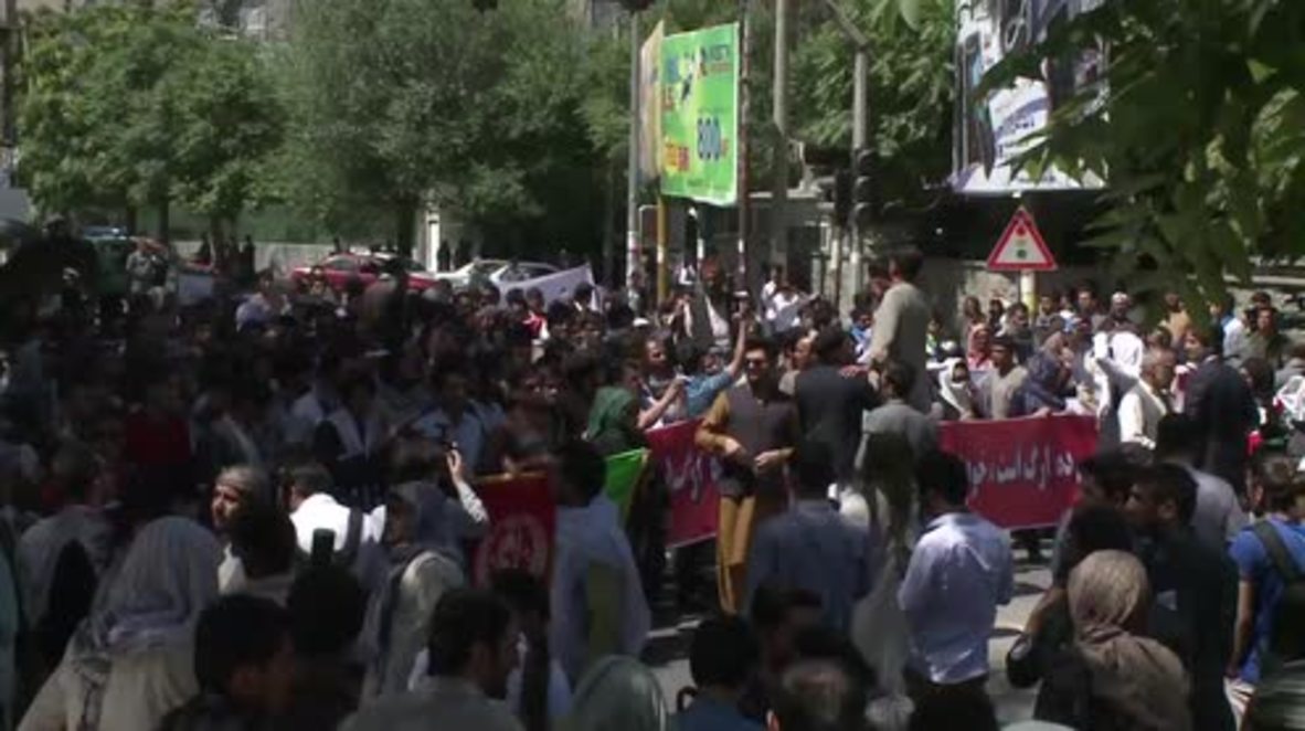 Afghanistan: 7 demonstrators reported killed as clashes erupt at Kabul anti-government protest