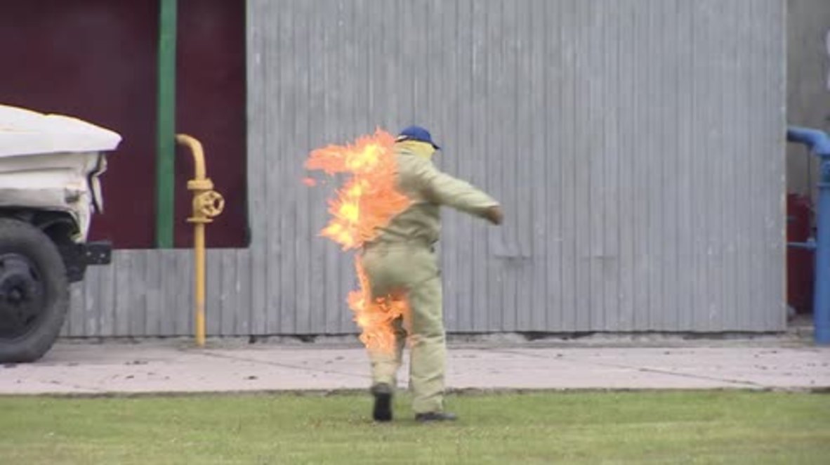 Russia: New mobile fire station put through it’s life-saving paces