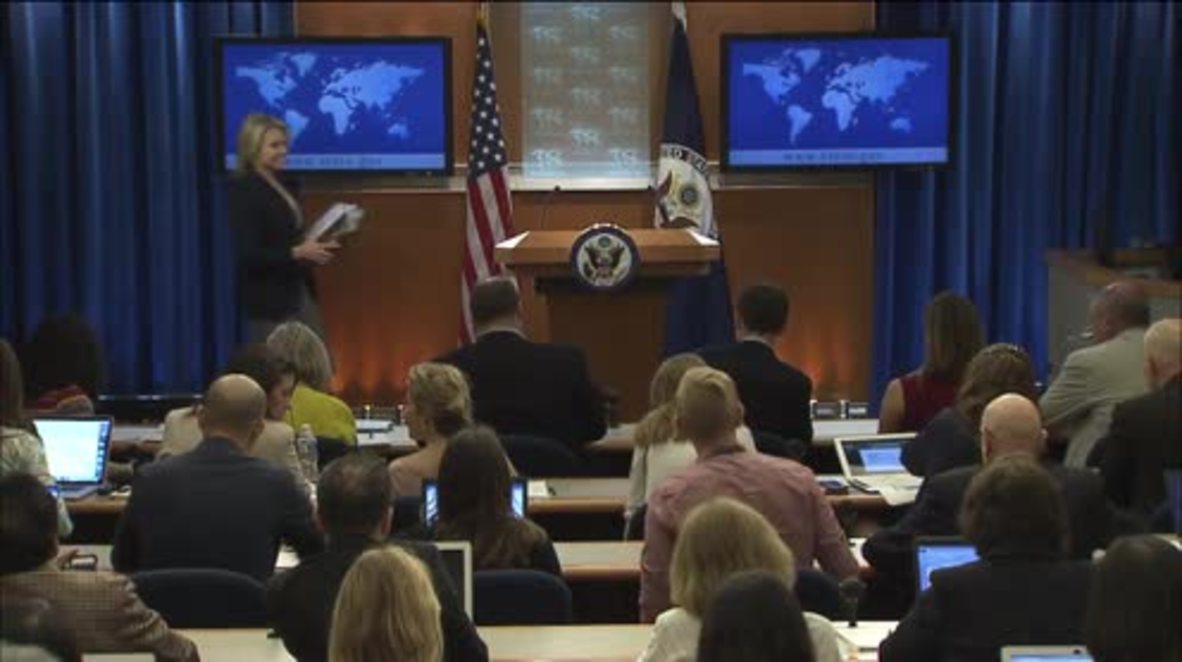 USA: Nauert struggles through first press briefing as State Dep. Spokesperson