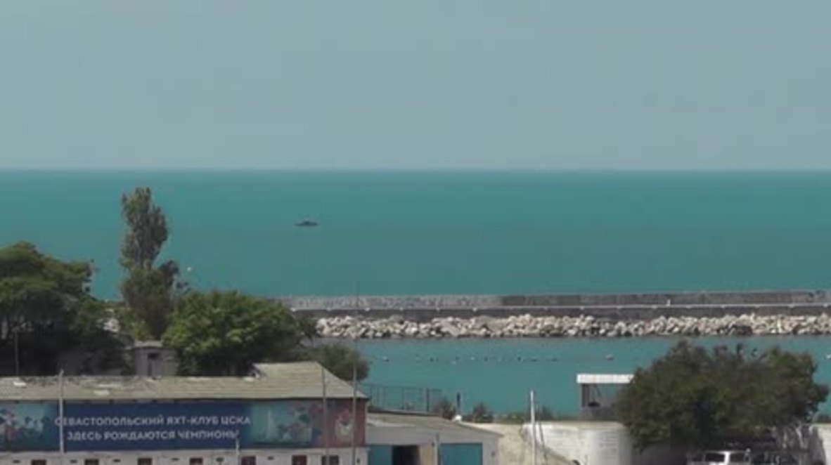 Russia: See WWII bomb detonated in waters off Sevastopol