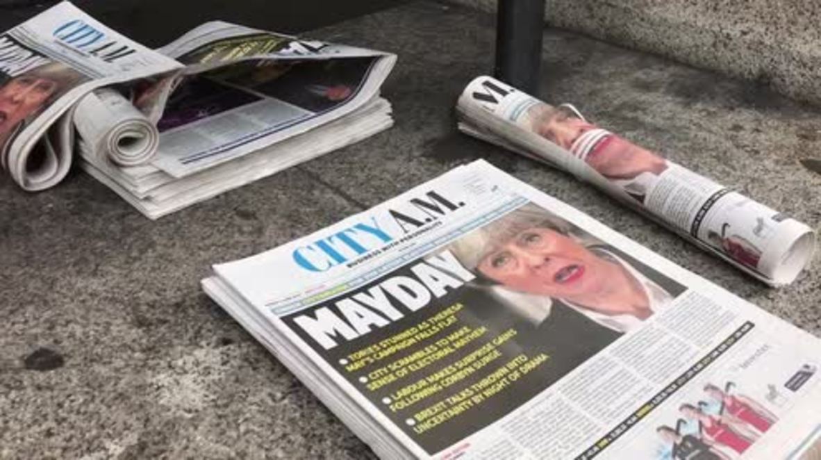 UK: 'This strong and stable stuff just didn't work for her' - Londoners react to hung parliament