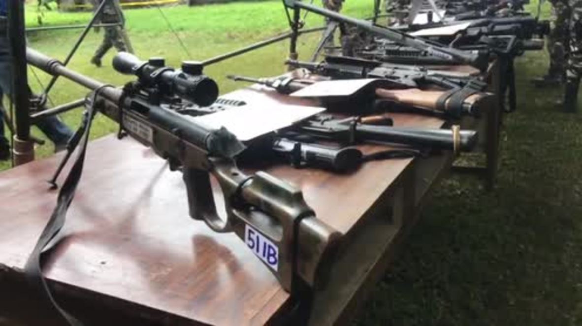 Philippines: Government troops seize arms from Maute fighters