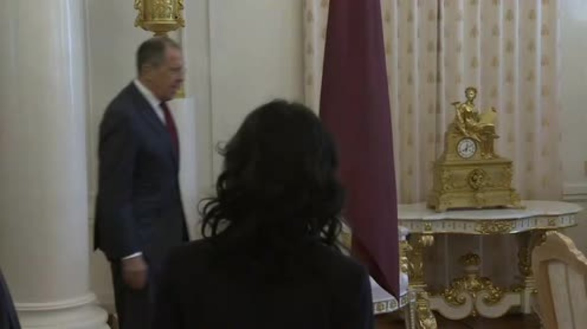 Russia: Lavrov calls for diplomacy in Gulf row on meeting Qatari FM in Moscow