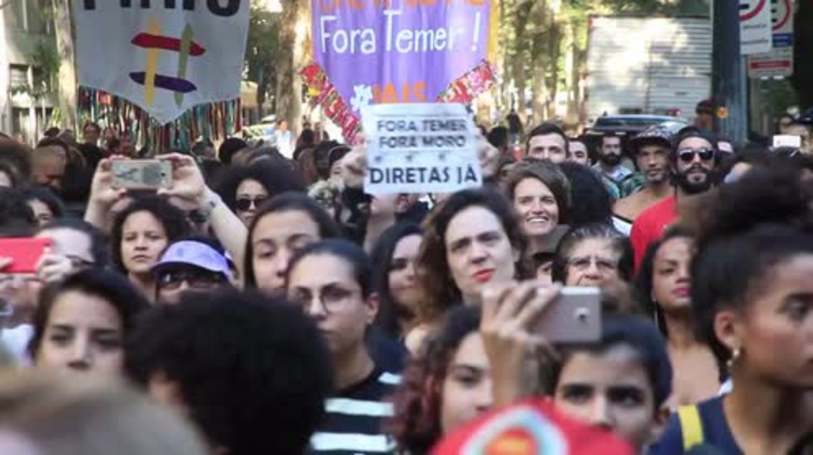 Brazil: ‘Women for Rights’ protest concert held in Sao Paulo
