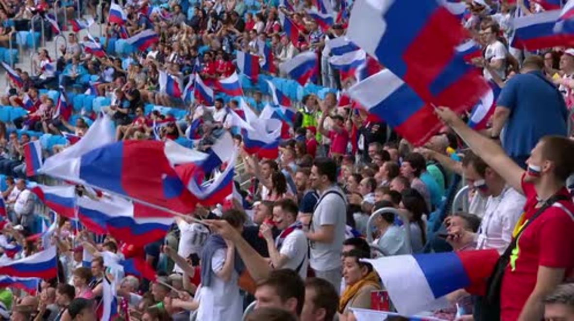 Russia: 'Welcome to Russia' - Putin opens the Confederations Cup