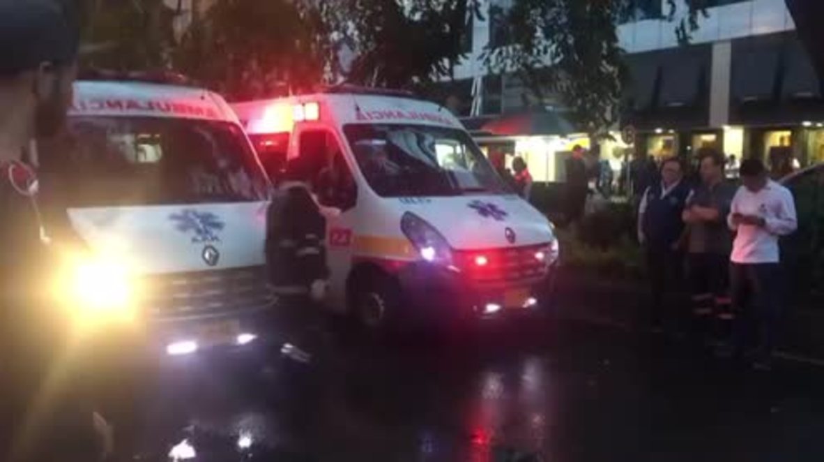Colombia: Emergency services on scene after explosion in Bogota shopping mall