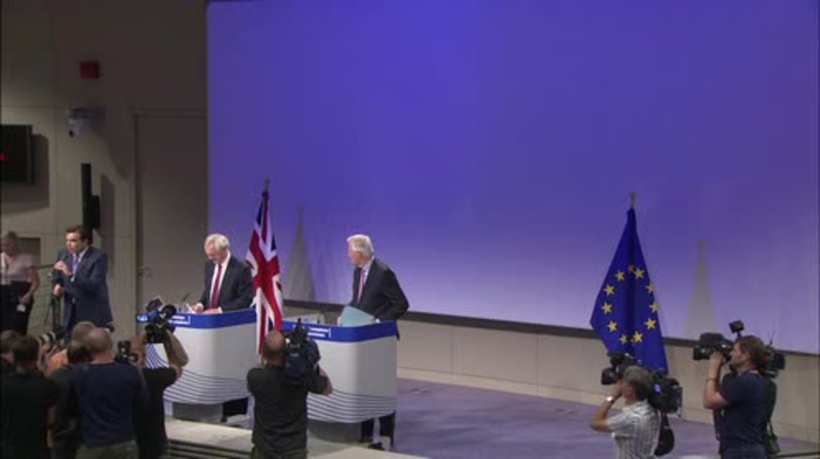 Belgium: 'We're off to a promising start’ - Brexit talks kick off in Brussels