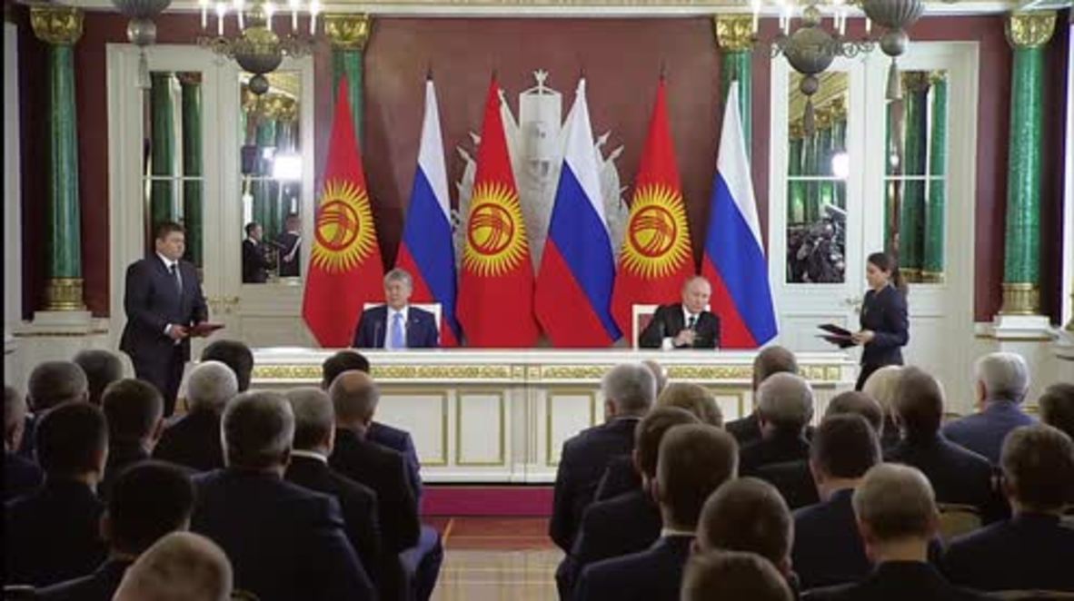Russia: No disagreements, only future plans – Putin and Kyrgyz president
