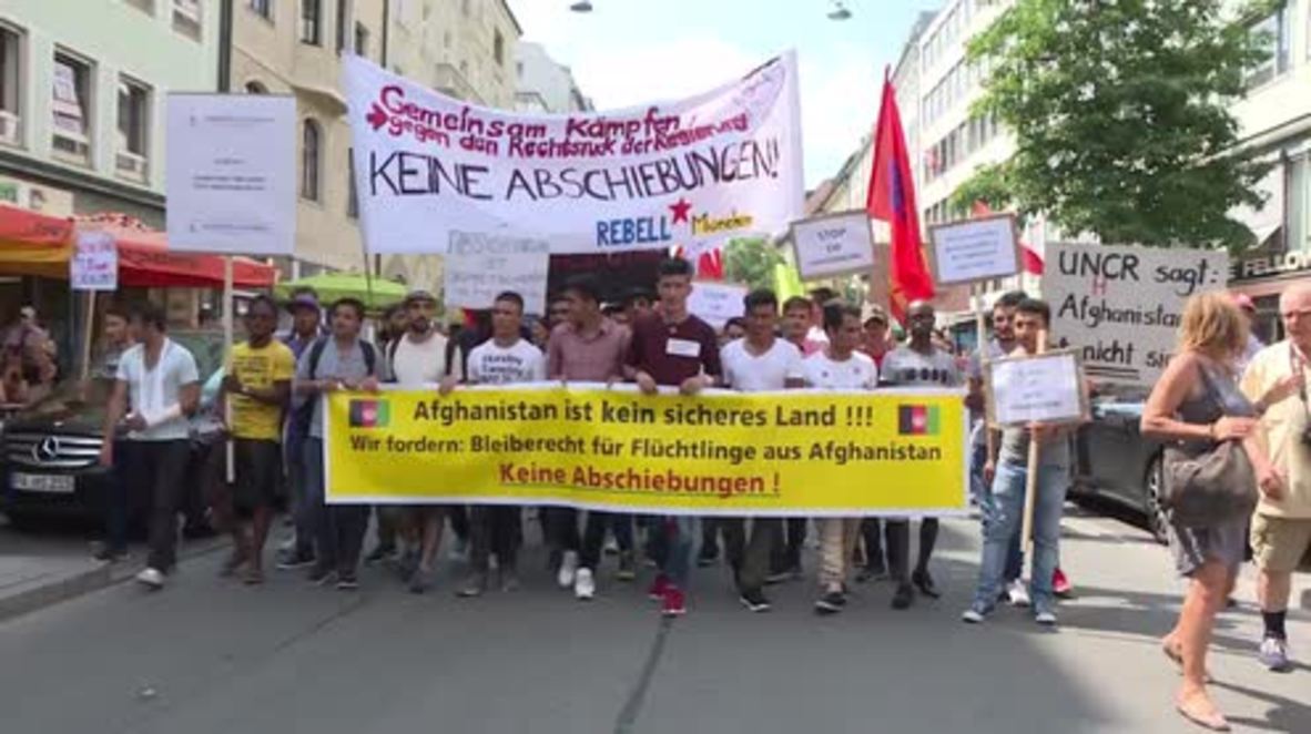 Germany: Protesters rally against reported restart of Afghan deportations