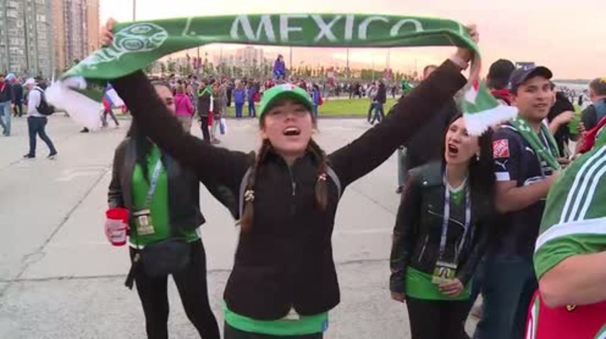 Russia: Mexico fans rejoice reaching semi-finals of Confederations Cup