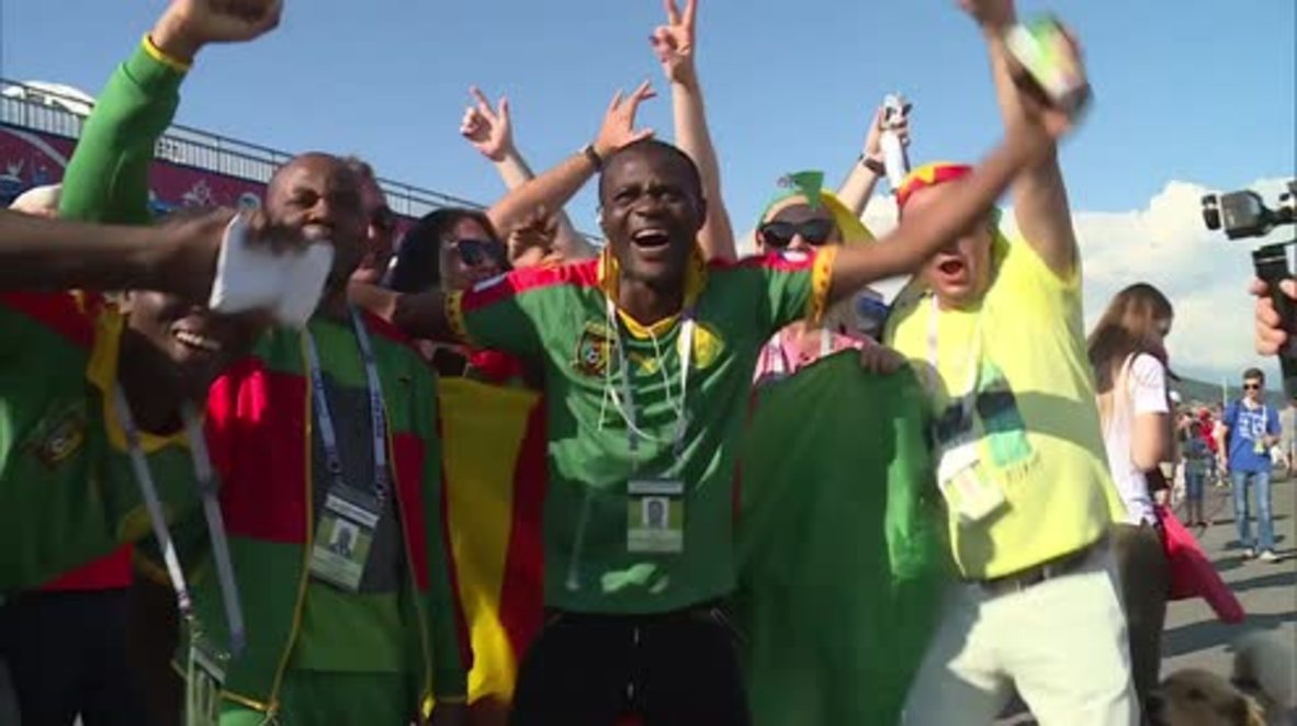 Russia: 'Best country in the world' - Cameroonian fans over the moon with Confed Cup welcome