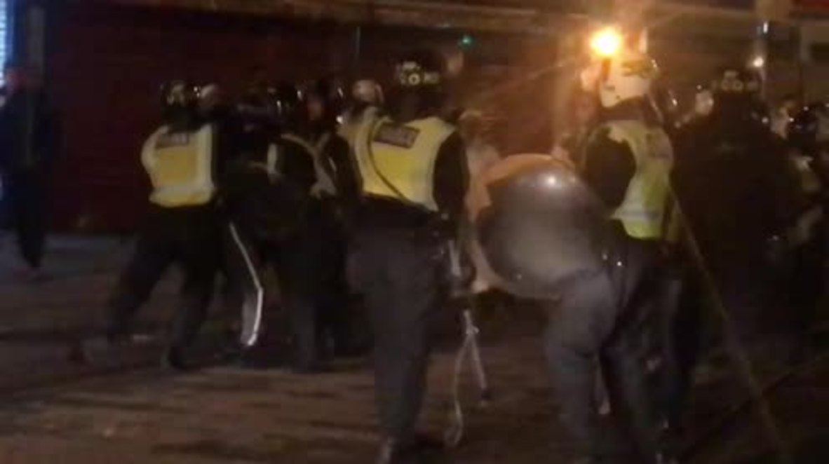 UK: Police make arrests following clashes in East London