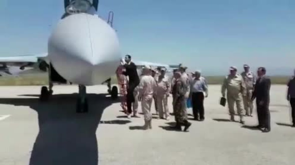 Syria: Assad visits Russia's Hmeymim air base