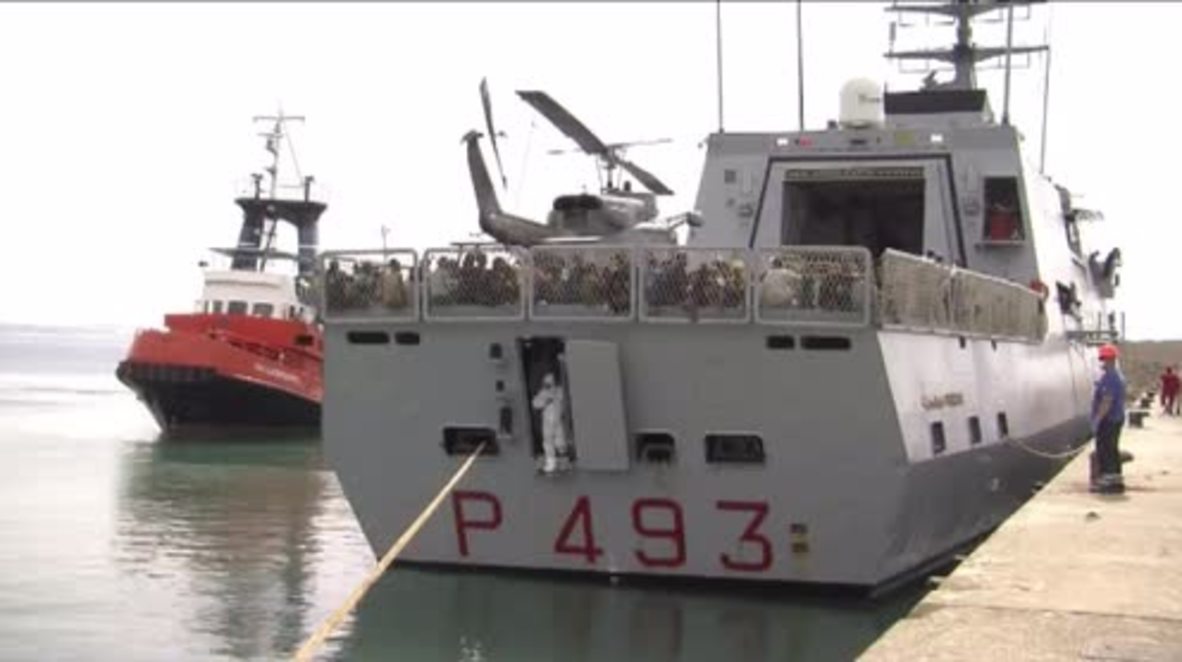 Italy: Body of a baby on board ship carrying hundreds of migrants from Libya