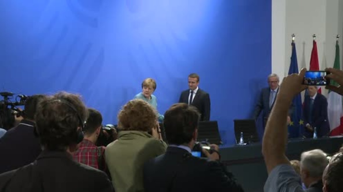 Germany: Macron and Merkel stand by Paris Agreement ahead of G20 summit