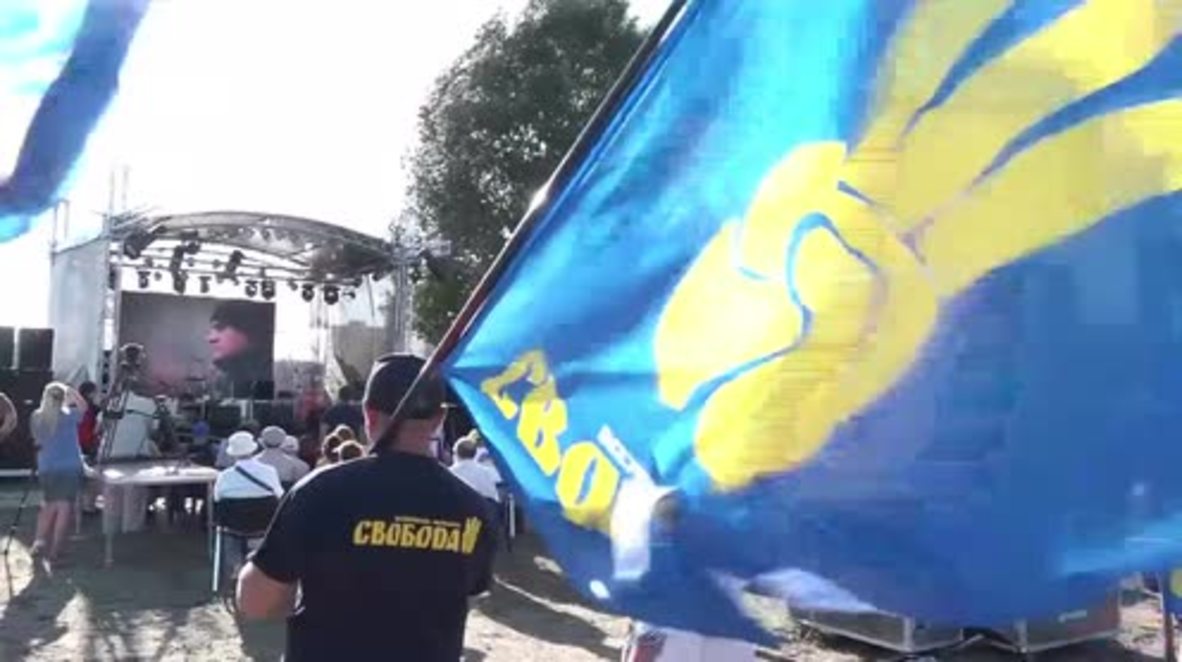 Ukraine: Nationalists pay tribute to UPA General Shukhevych