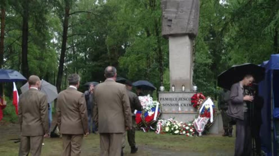 Poland: Soviet troops that died in Nazi PoW camp honoured in Sosnowice