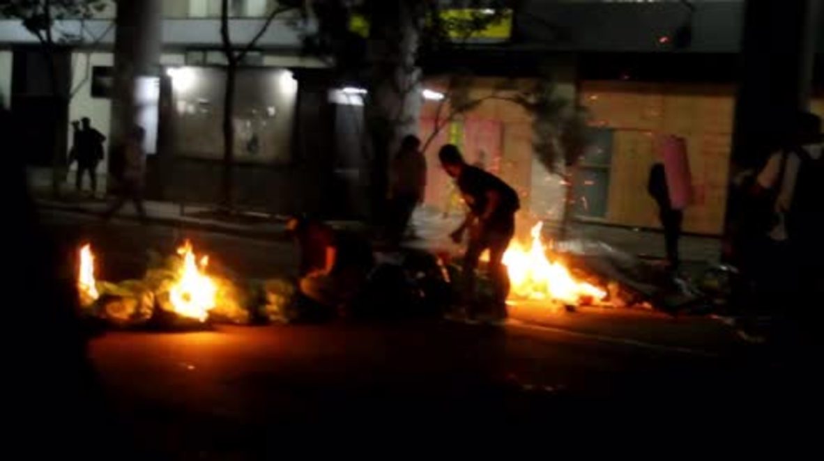 Brazil: Fireworks and flaming tyres as anti-Temer protests hit Rio