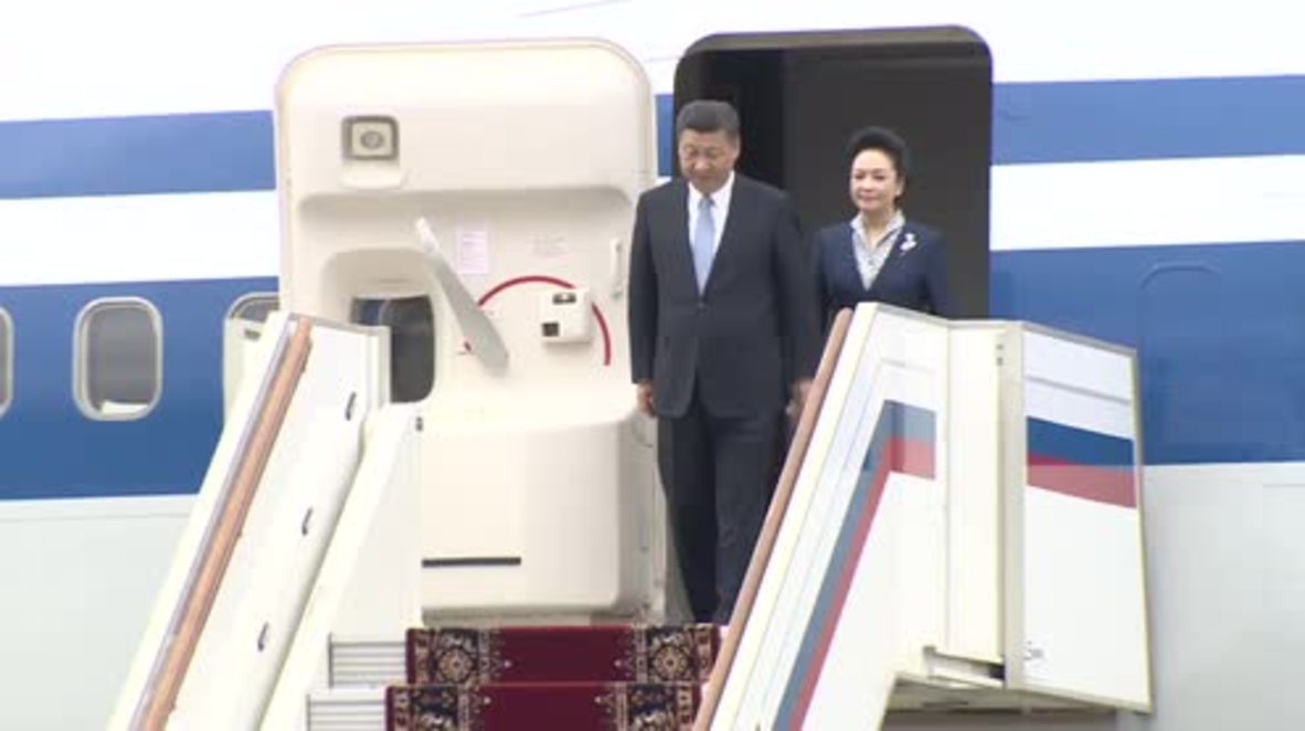 Russia: Xi Jinping arrives in Moscow for talks with Putin
