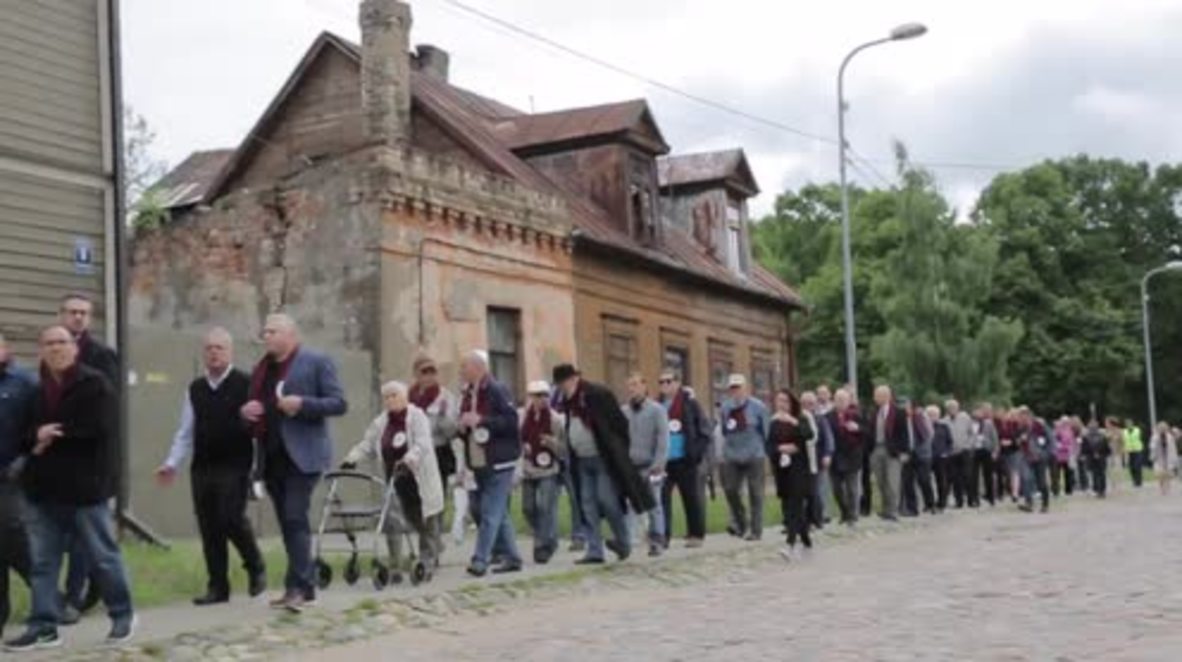 Latvia: Riga remembers the horrors of the Holocaust in annual 'March of the Living'