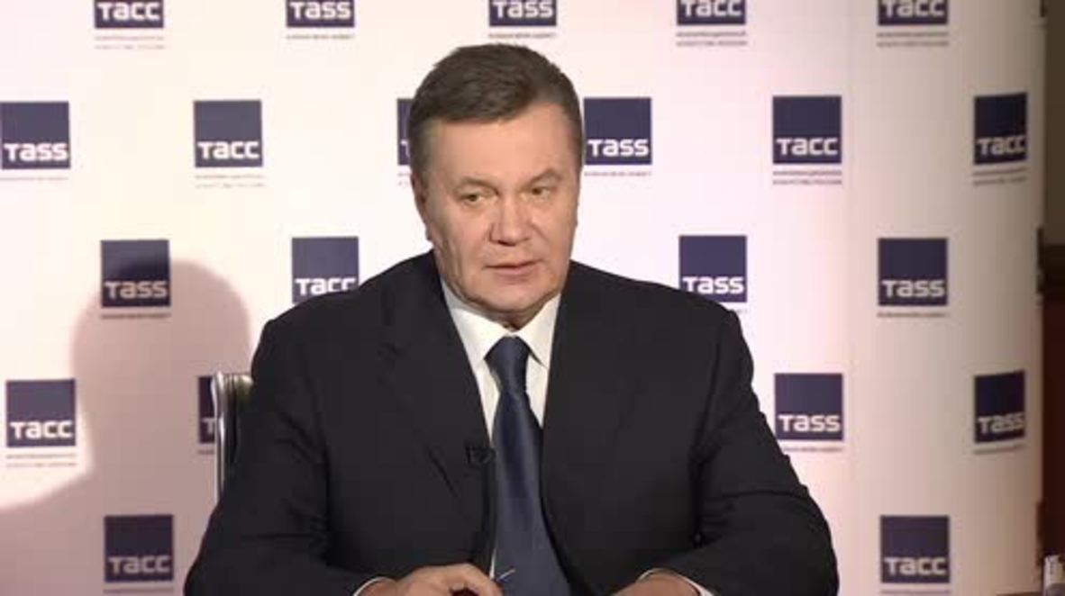 Russia: Yanukovich denounces Kiev's trial in absentia