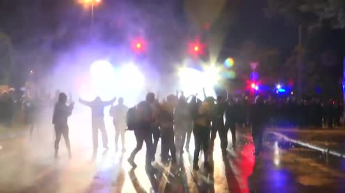 Germany: G20 rally heats up as water cannons blast protesters amidst street fires