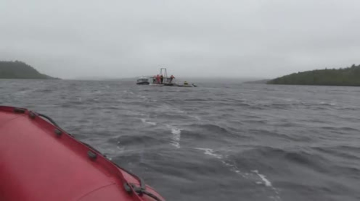 Russia: Wreckage of WWII US fighter plane hauled from Severomorsk lake