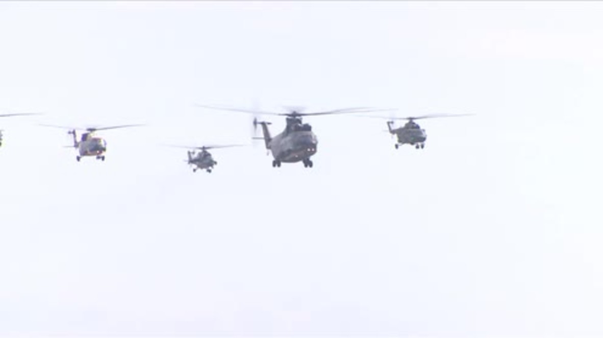 Russia: Last air show rehearsal ahead of the opening of MAKS-2017 takes place in Moscow