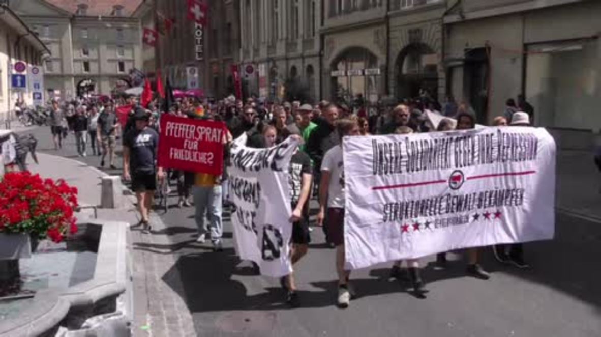 Switzerland: Rally held in solidarity with G20 protesters detained in Hamburg