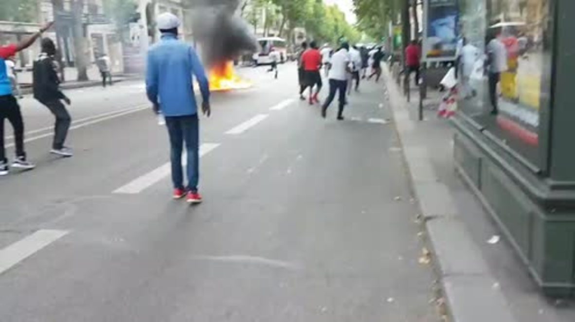 France: Protesters clash with French police ahead pro-DRC government singer gig