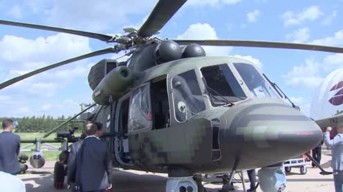 Russia: Battle-hardened version of Mi-171Sh helicopter unveiled at MAKS 2017
