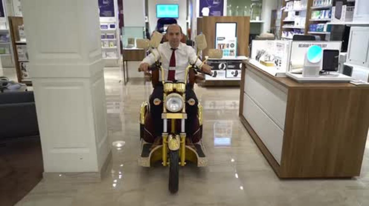 Is this gold-plated £45,000 mobility scooter the world's most luxurious?