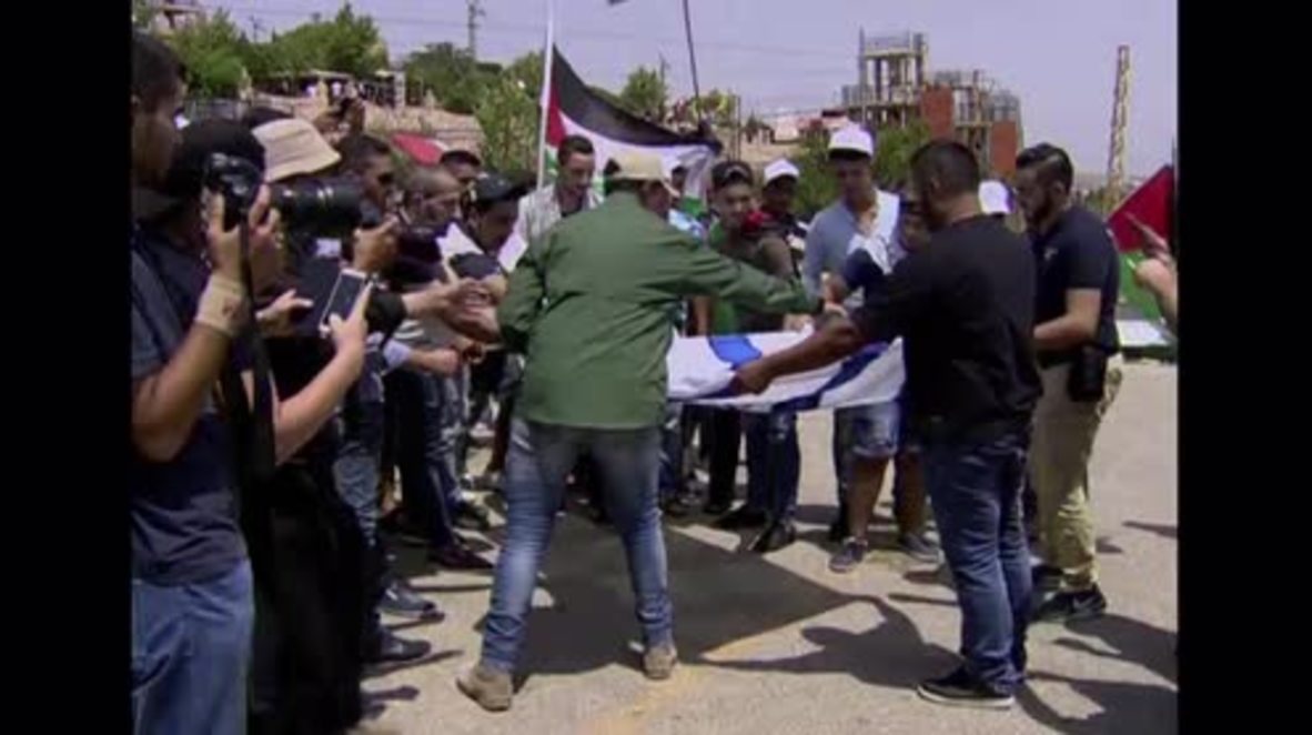Lebanon: Israeli flag burns at solidarity rally for Palestinian 'Day of Rage'
