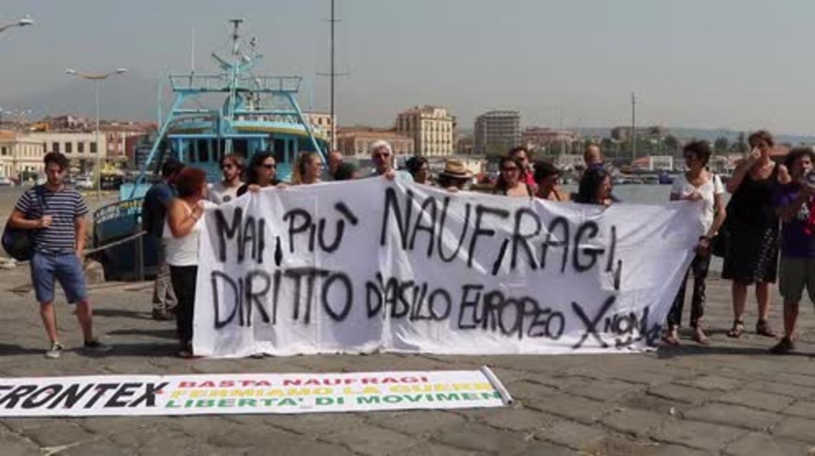 Italy: Protesters anticipate arrival of anti-refugee ‘Defend Europe’ boat in Catania