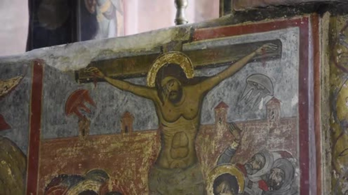Father, son, and the holy SAUCER: Can this Byzantine fresco prove that UFOs exist?